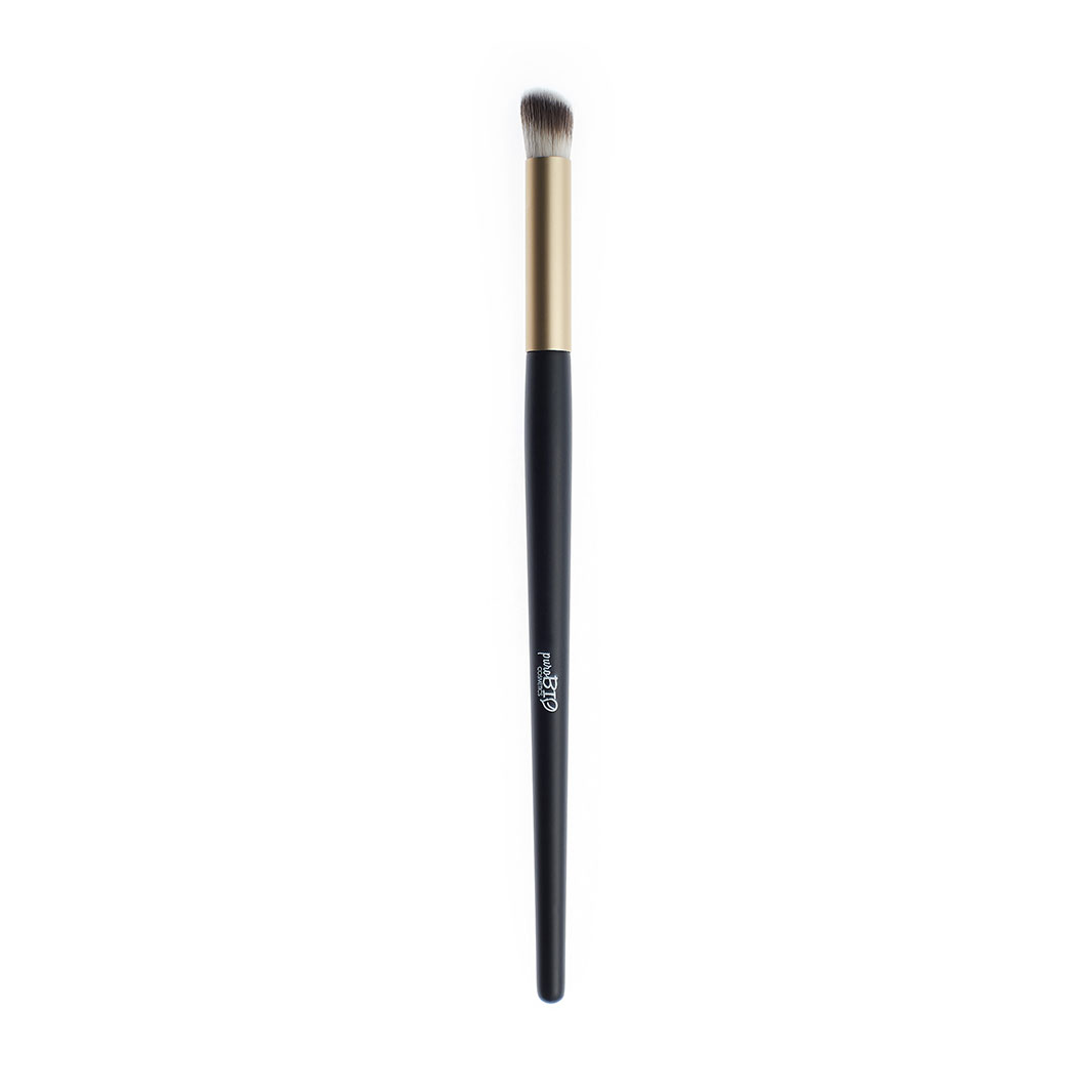 Пензель для консилера та тіней PuroBio Cosmetics Brush No 09, синтетичний ворс, 1 шт